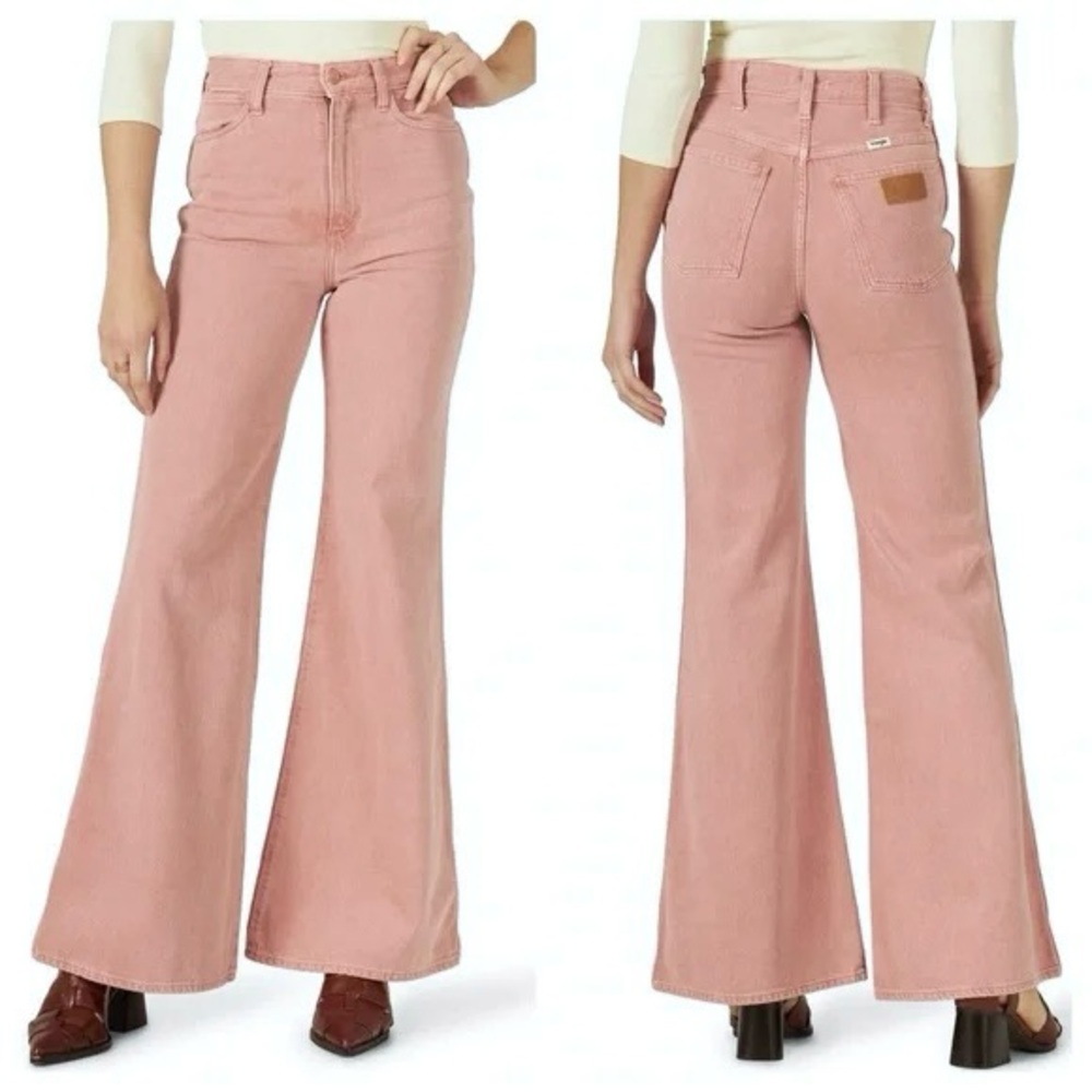 Wrangler 622 Wanderer Flare Jeans Pink